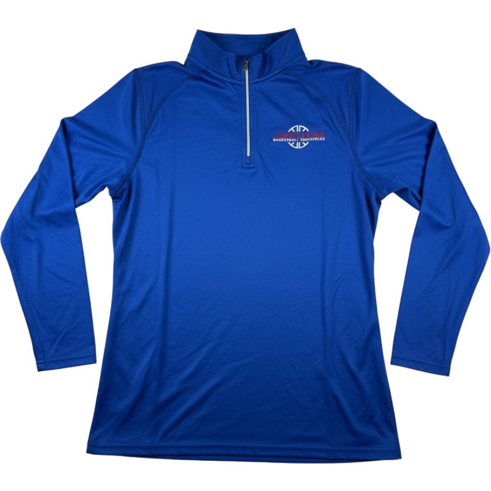 BAW Men's XL Blue John Lucas Basketball 1/4 Zip Pullover Athletic Shirt XL